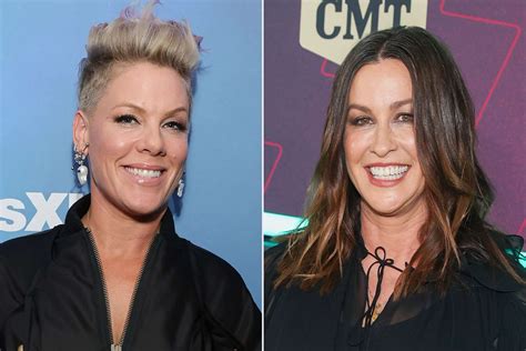 Alanis Morissette joins Pink on stage in L.A. for surprise duet